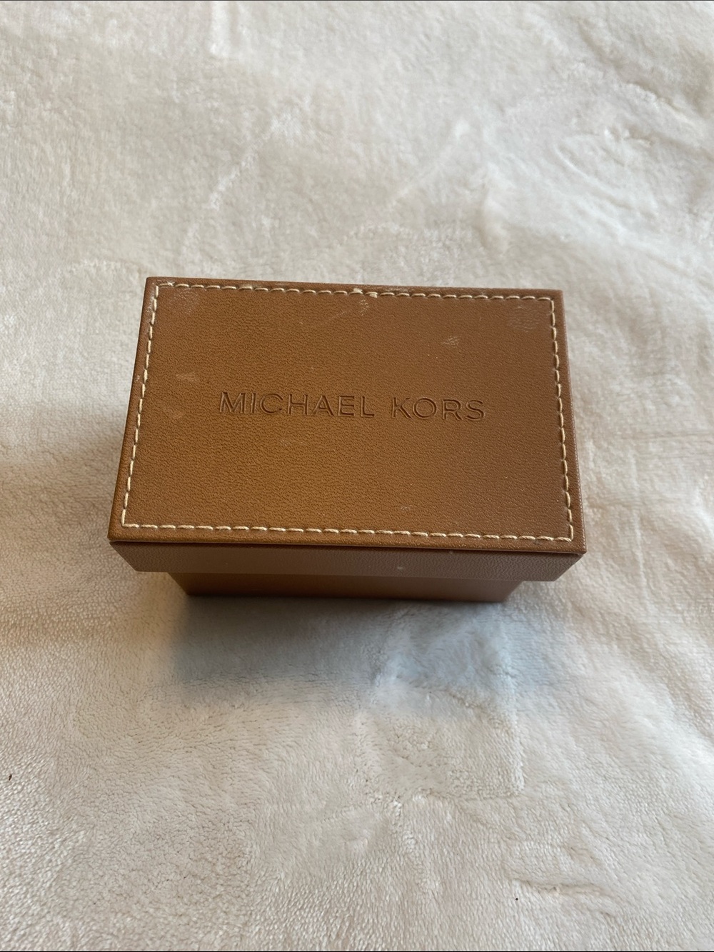 Michael Kors Tan/Brown Leather Watch Accessory Box